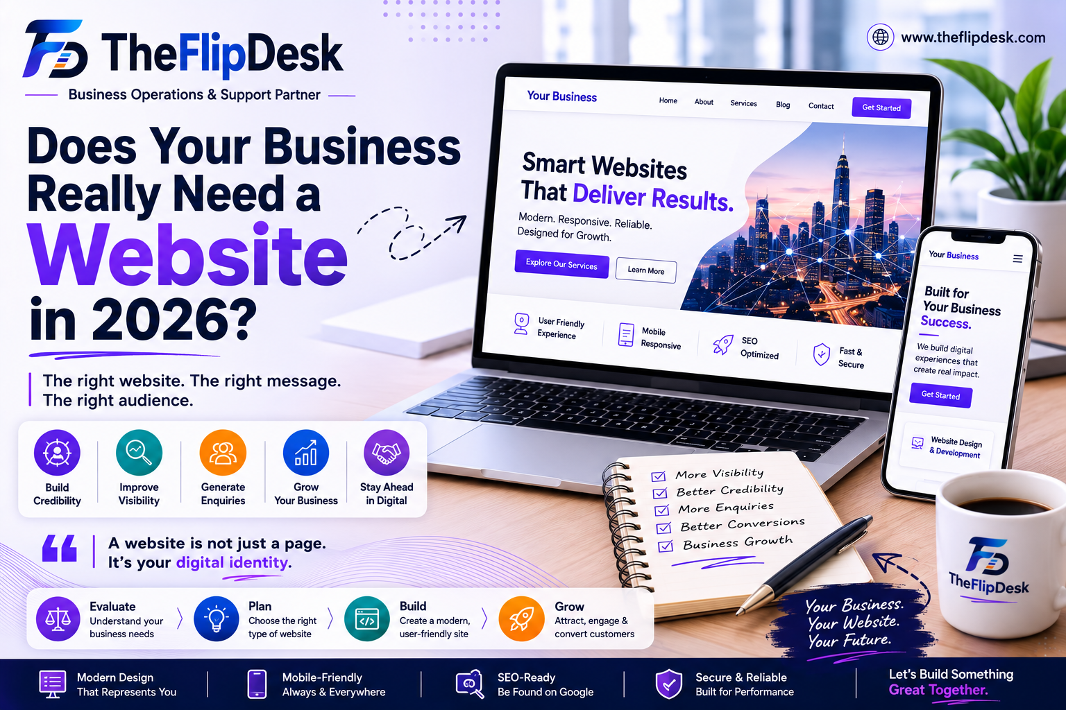Small business website and online presence